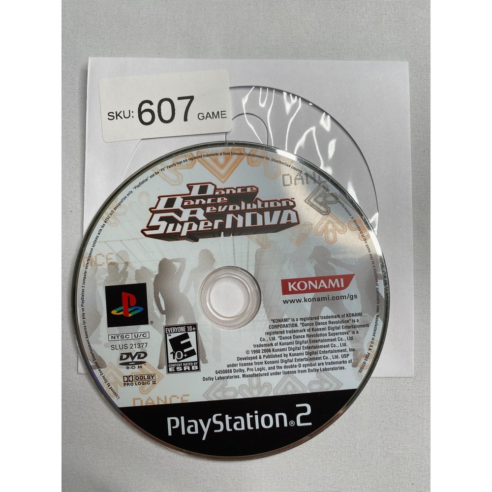 Dance Dance Revolution SuperNOVA Sony PlayStation 2